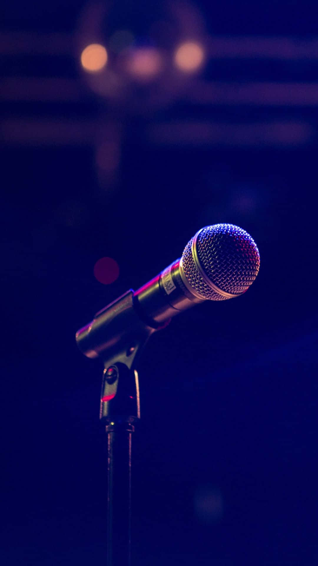 Dynamic Microphone Ready For Usage Wallpaper