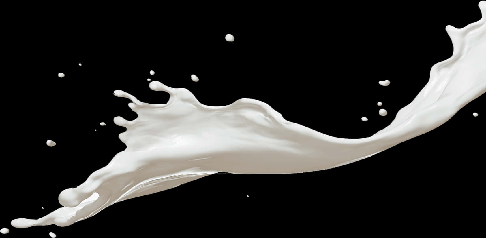 Dynamic Milk Splash SVG