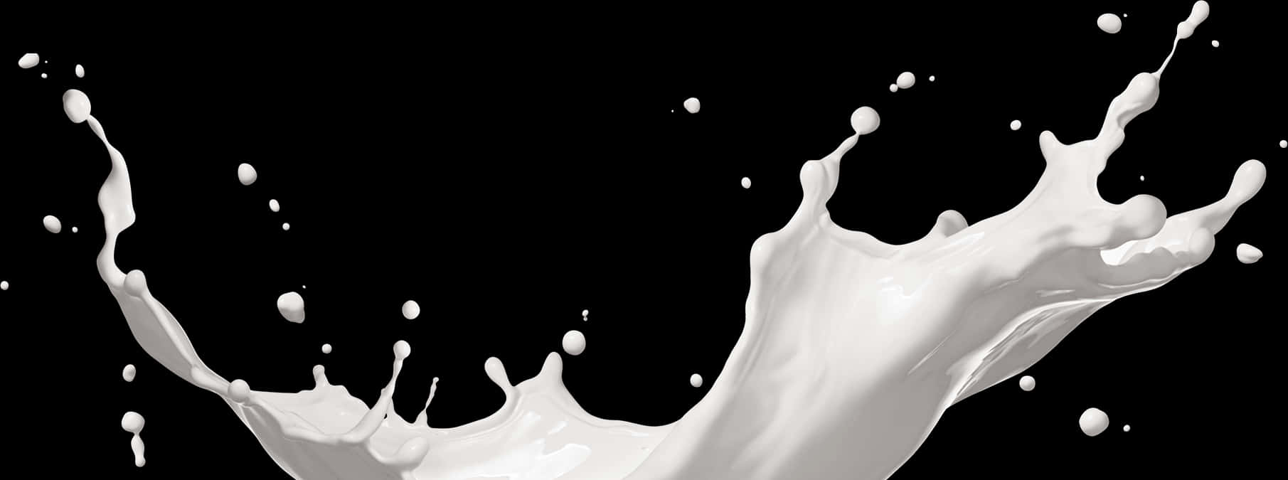 Dynamic Milk Splashon Black Background.jpg PNG