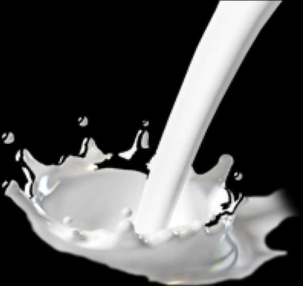 Dynamic Milk Splashon Black Background.jpg PNG