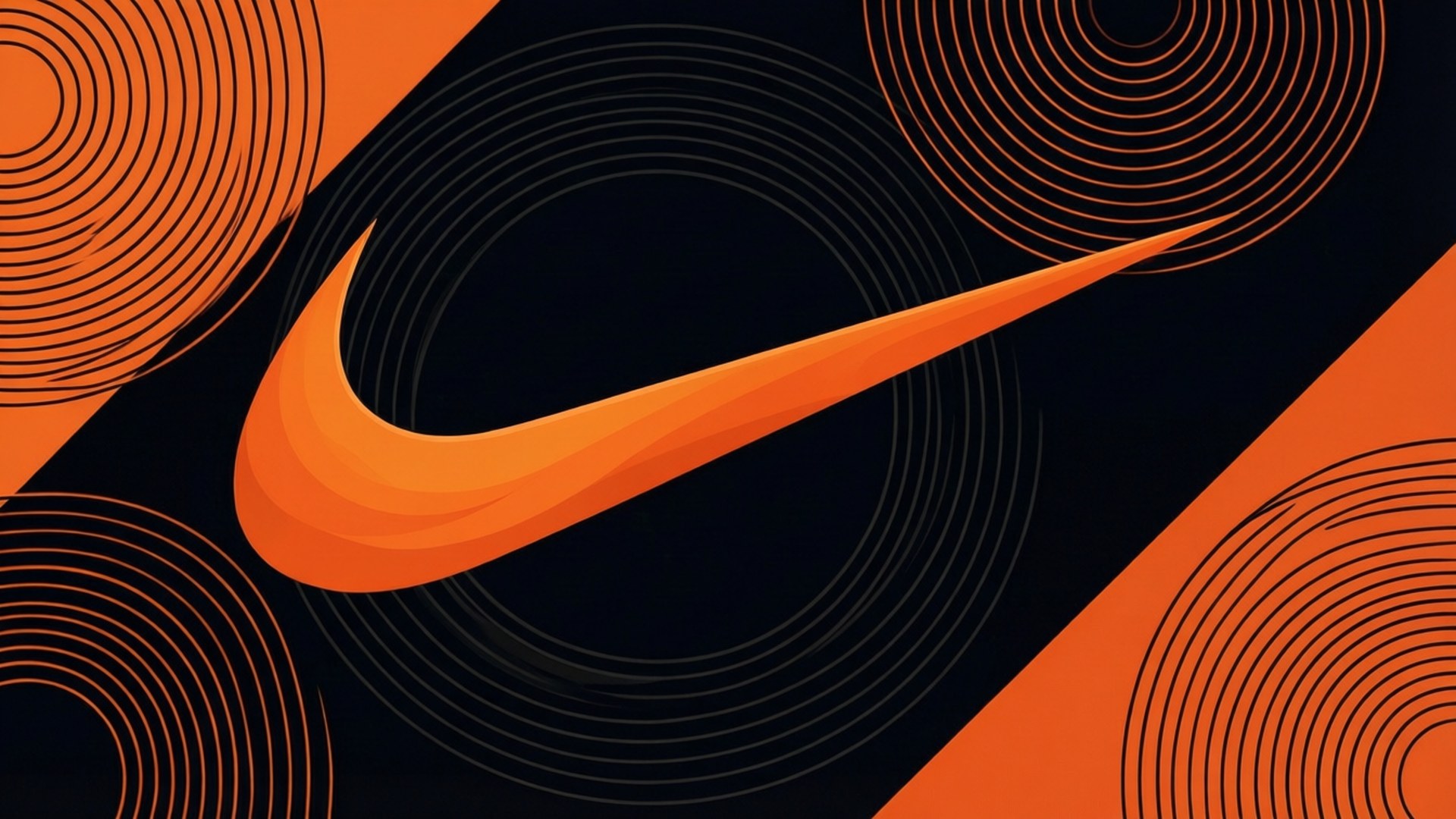 Dynaaminen Nike Swoosh Taustakuvat