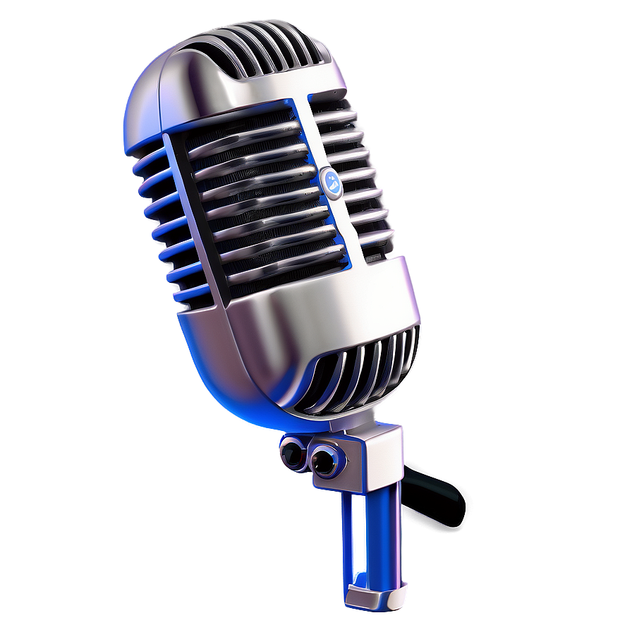 Dynamic Podcast Microphone Model Png 36 PNG