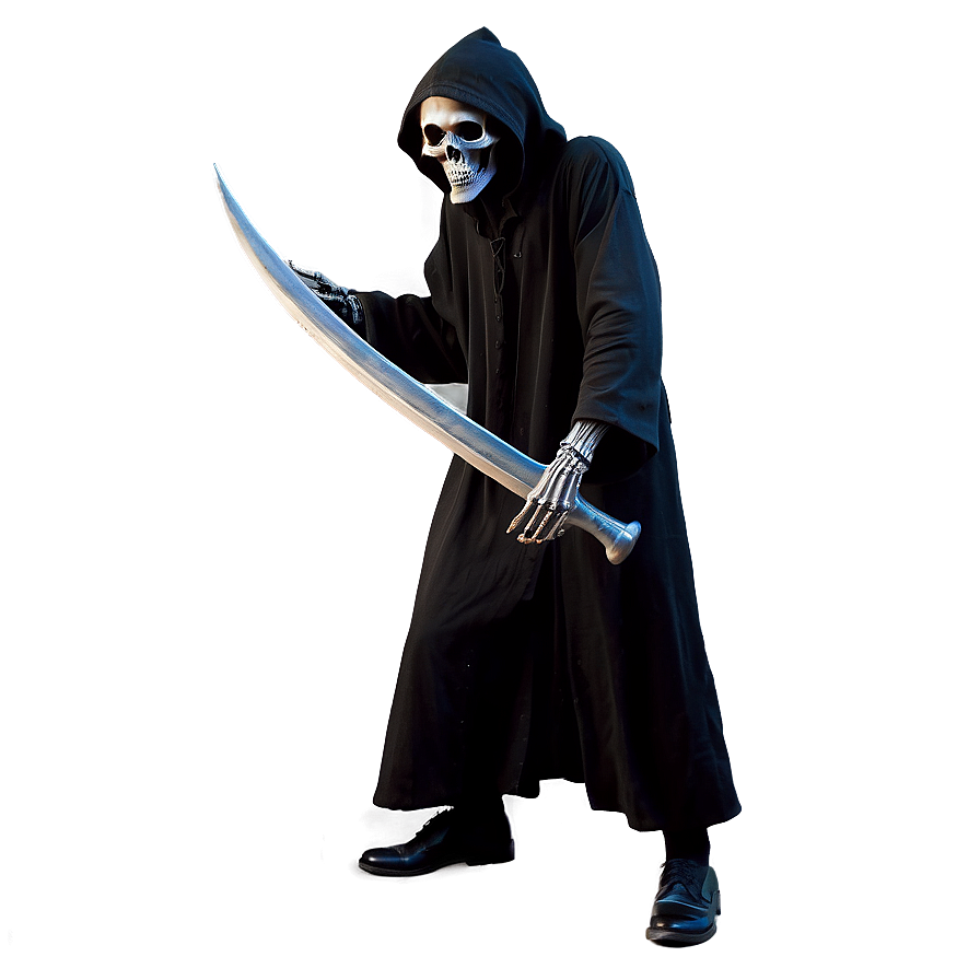 Dynamic Pose Grim Reaper Png Ylf49 PNG