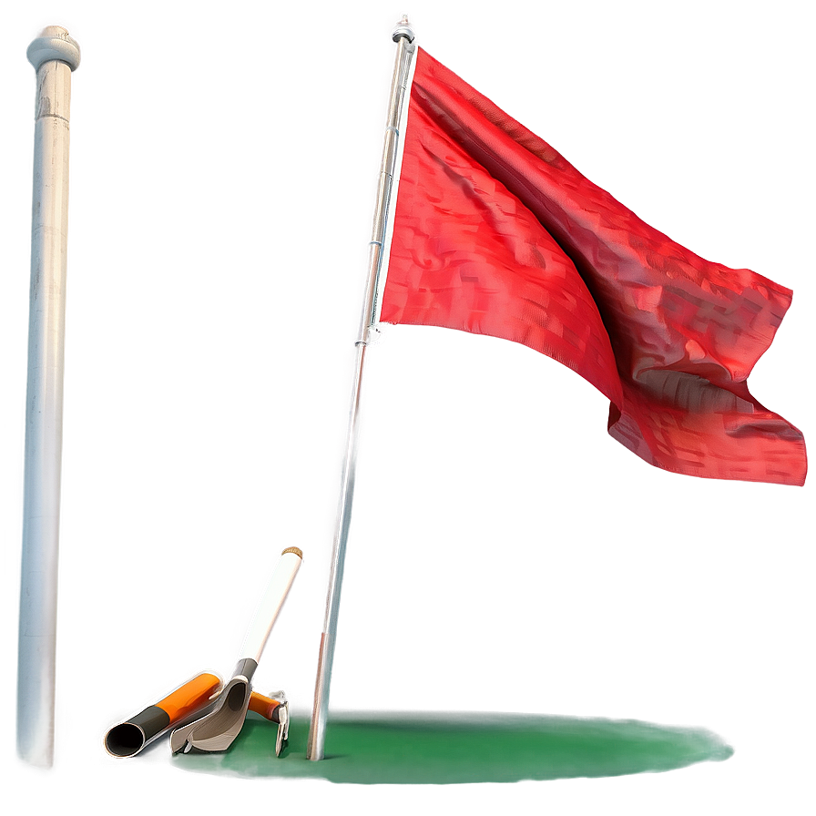 Dynamic Red Flag Render Png Yng PNG