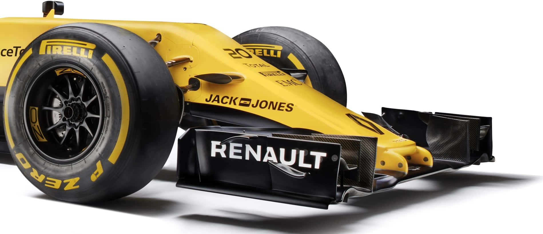 Dynamic Renault Rs16 Power On The Track Wallpaper