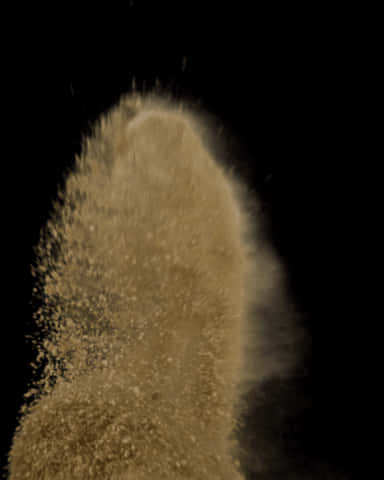 Dynamic Sand Explosion PNG