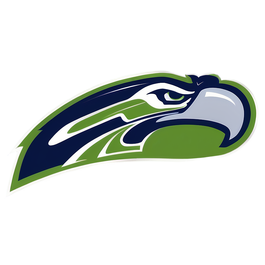 Dynamic Seahawks Logo Illustration Png 05242024 PNG