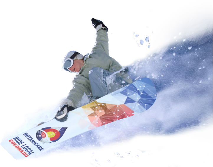 Dynamic Snowboarder Action Shot.png PNG