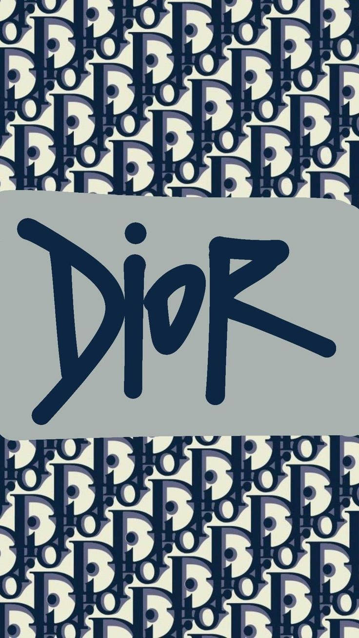 Dynamic Text Dior Phone Wallpaper