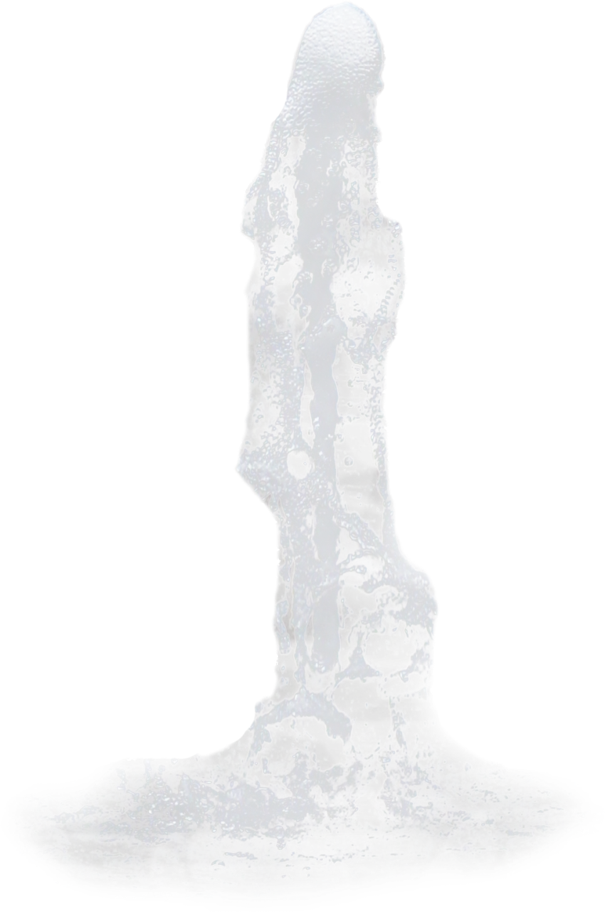 Dynamic Water Fountain Splash PNG