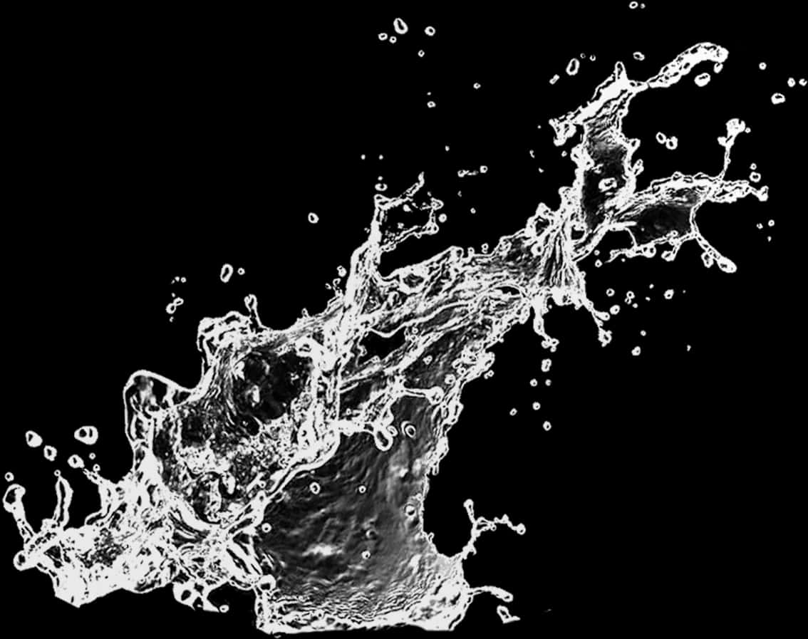 Dynamic Water Splash Black Background.jpg PNG