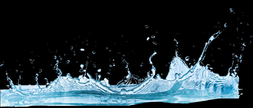 Download Dynamic Water Splash Black Background | Wallpapers.com