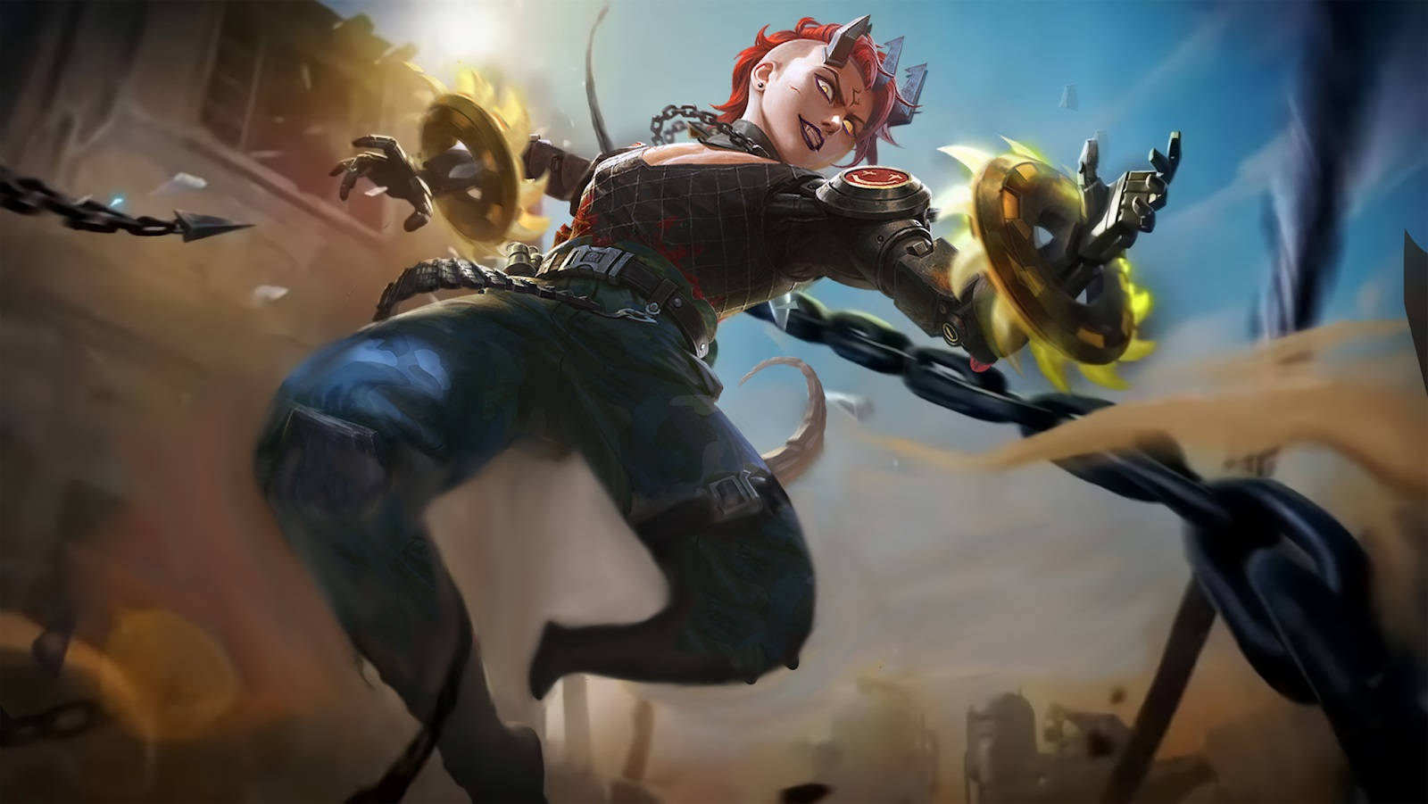 Dyrroth Mobile Legends Spinning Gears