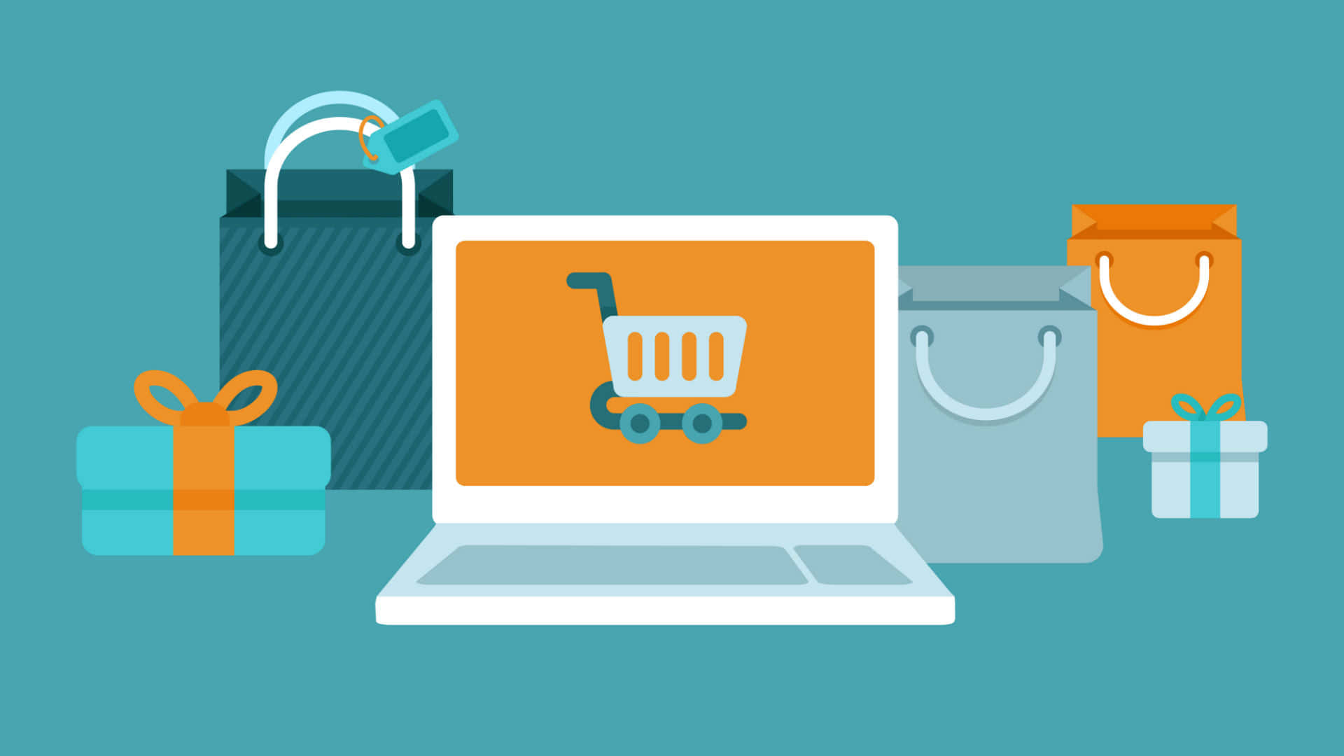 Be a part of online shopping revolution with E Commerce. Wallpaper
