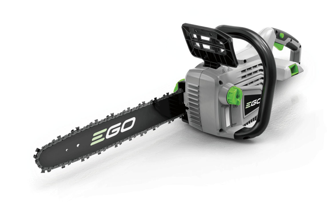 E G O Cordless Chainsaw Product Showcase PNG