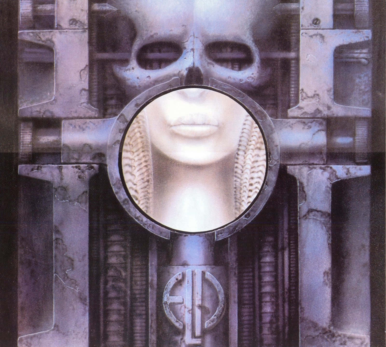 E L P Brain Salad Surgery Albumcover Bakgrunnsbildet