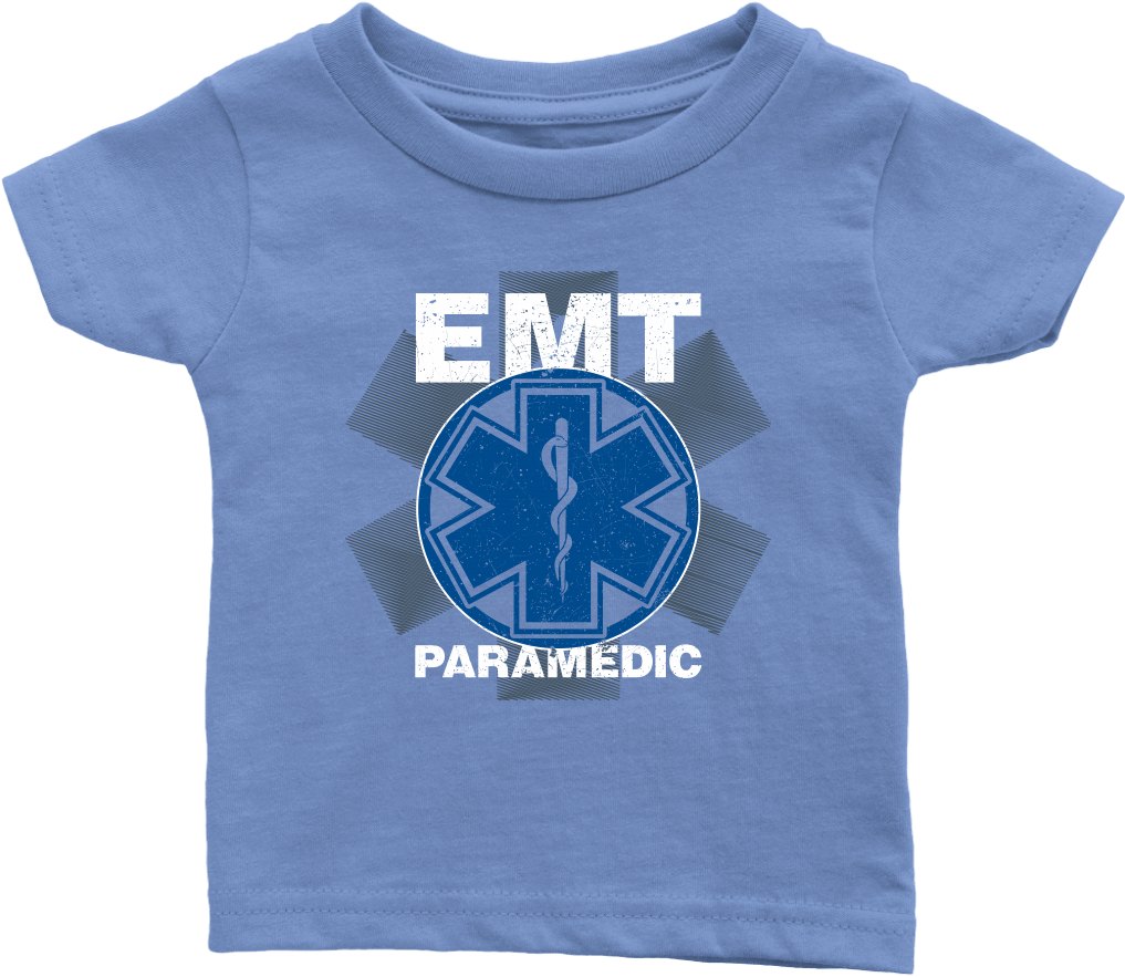 E M T Paramedic Infant T Shirt PNG