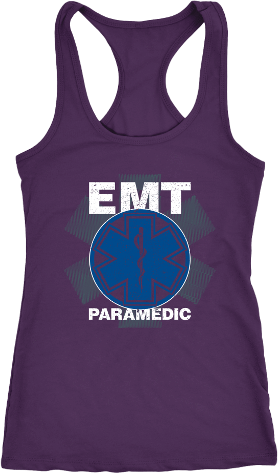 E M T Paramedic Tank Top PNG