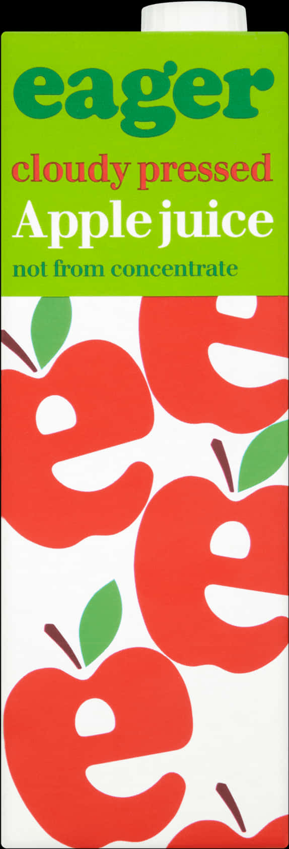 Eager Cloudy Pressed Apple Juice Packaging PNG