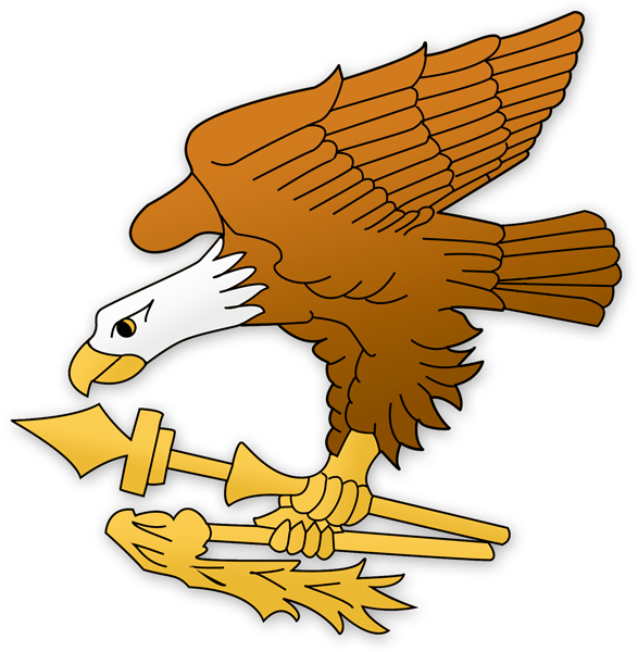 Eagle Carrying Arrowsand Olive Branch PNG