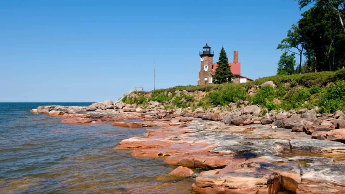 Eagle Harbor Lighthouse Michigan Wallpaper