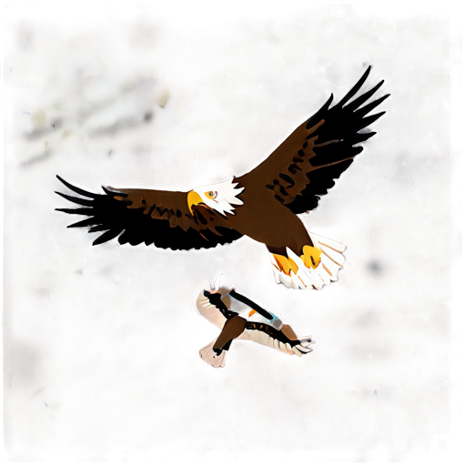 Eagle Hunting Prey Scene Png C PNG