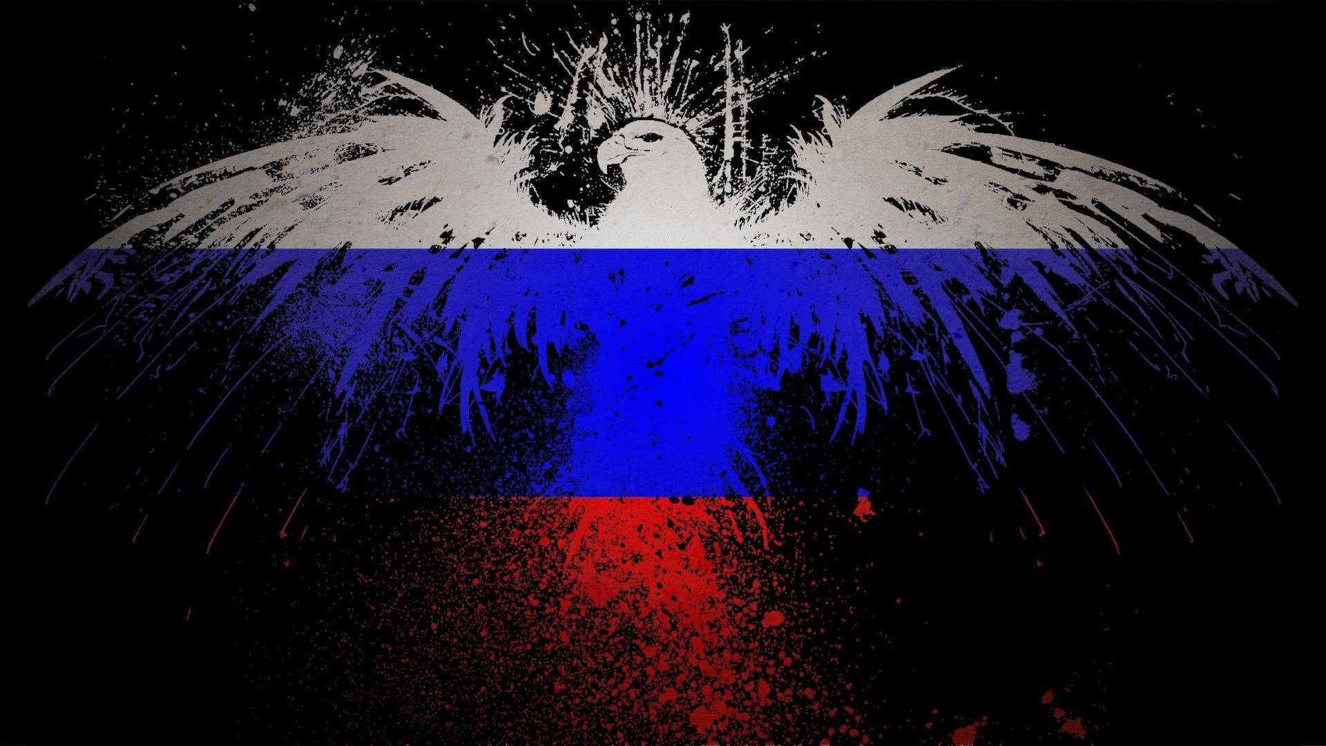 Eagle Russia Flag Wallpaper