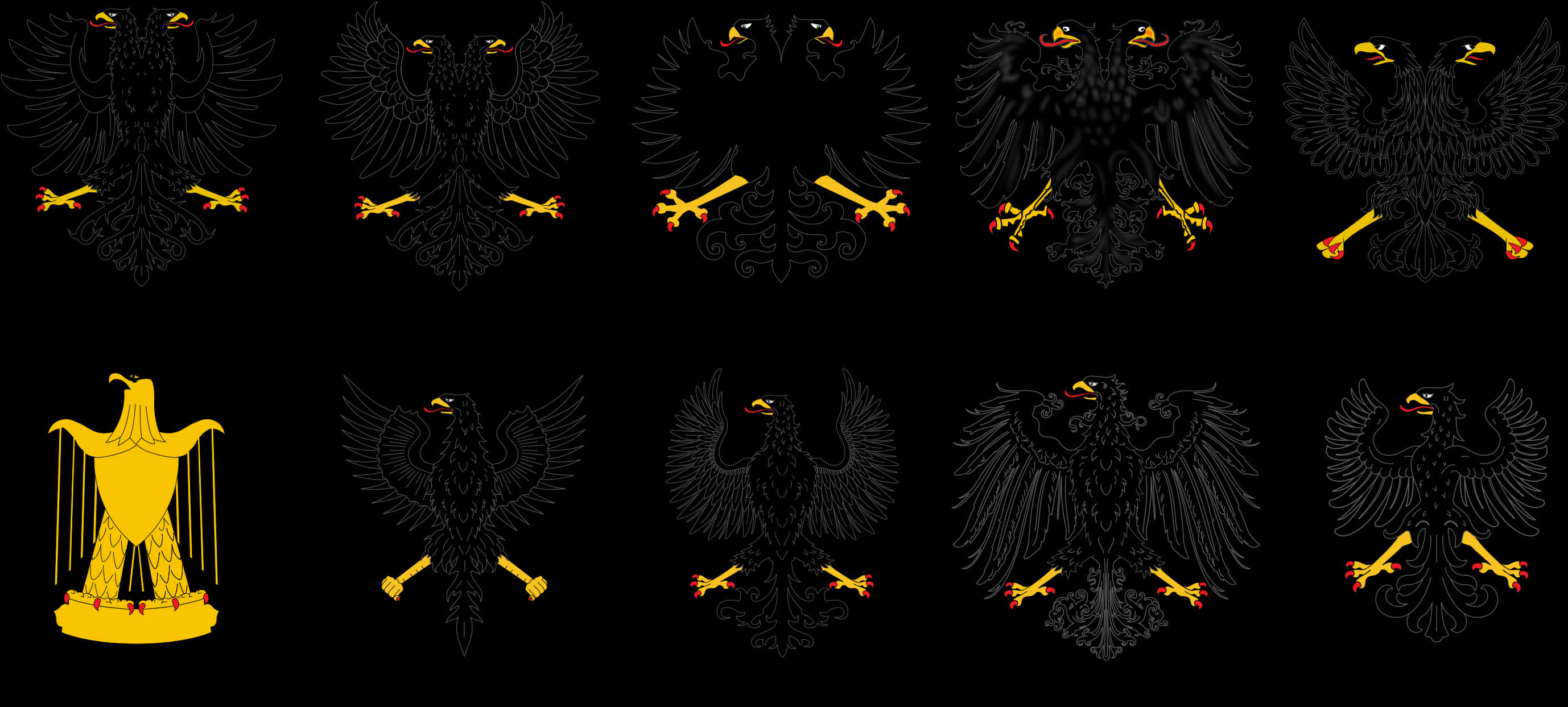 Eagle_ Emblems_and_ Symbols_ Collection PNG