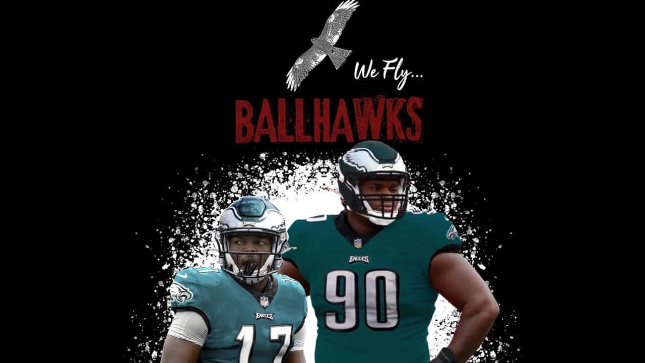 Eagles Ballhawks Promotional Graphic Wallpaper