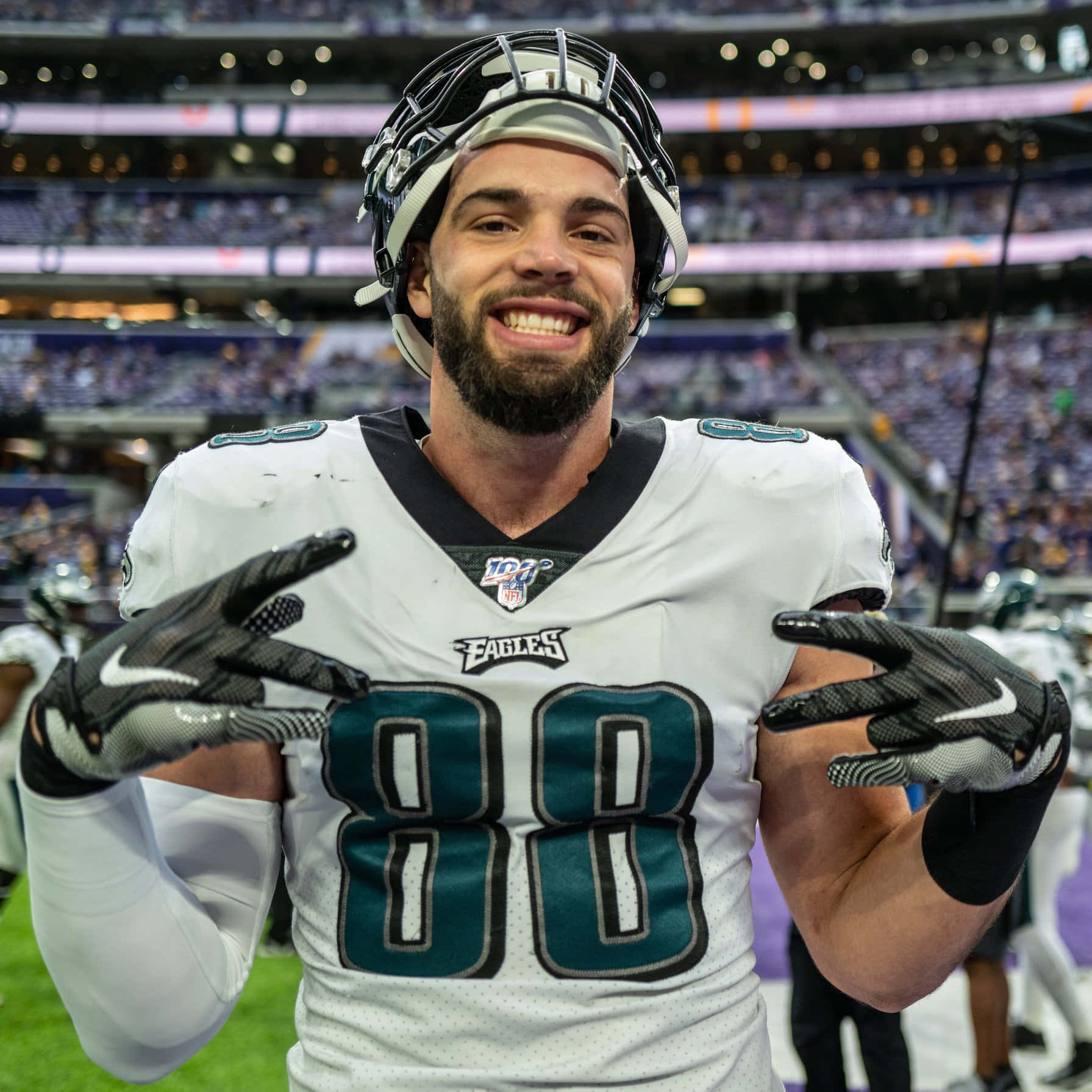 Eagles Player Celebrating88 Wallpaper