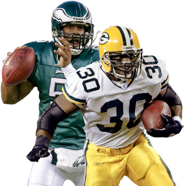 Eaglesvs Packers N F L Action PNG