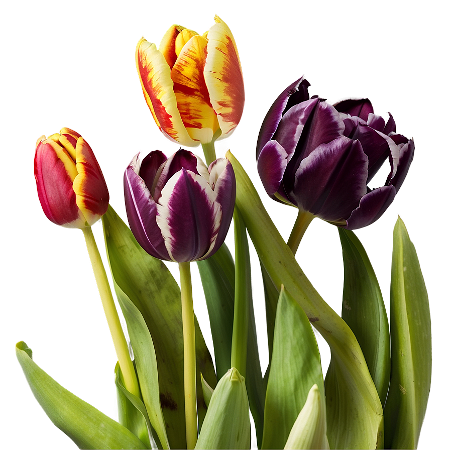 Early Spring Tulips Png 05242024 PNG