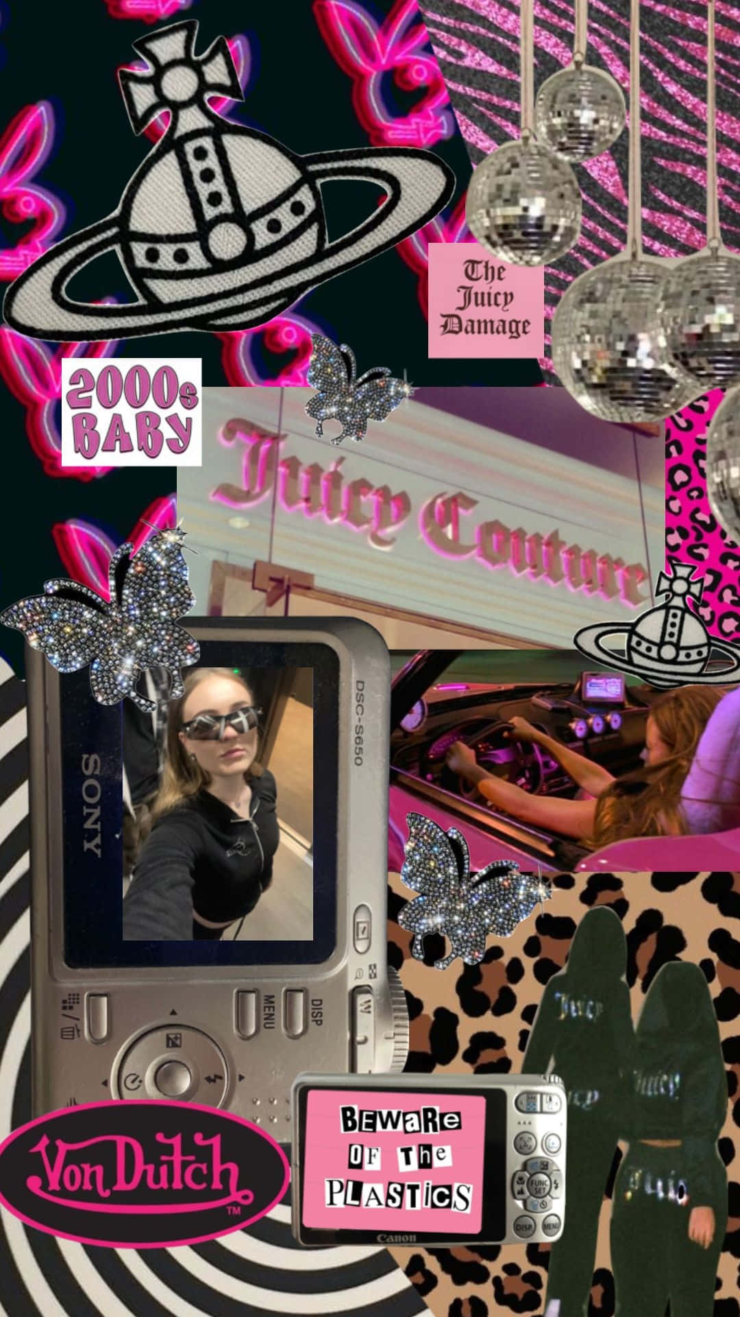 Early2000s Aesthetic Collage.jpg Wallpaper