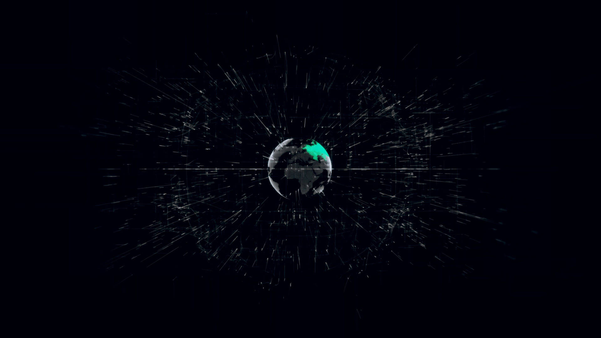 Earth Abstract Black Cover Wallpaper