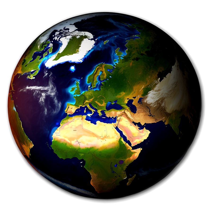 Earth At Night Png 06112024 PNG