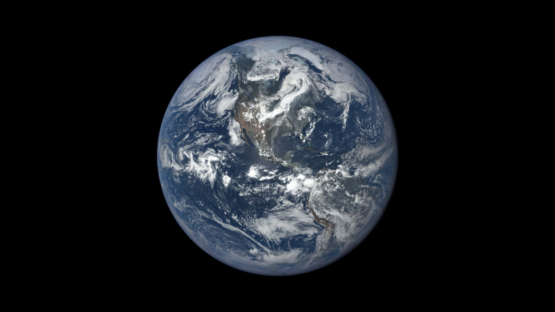 Unavista Impresionante De La Tierra Desde El Espacio Exterior. Fondo de pantalla