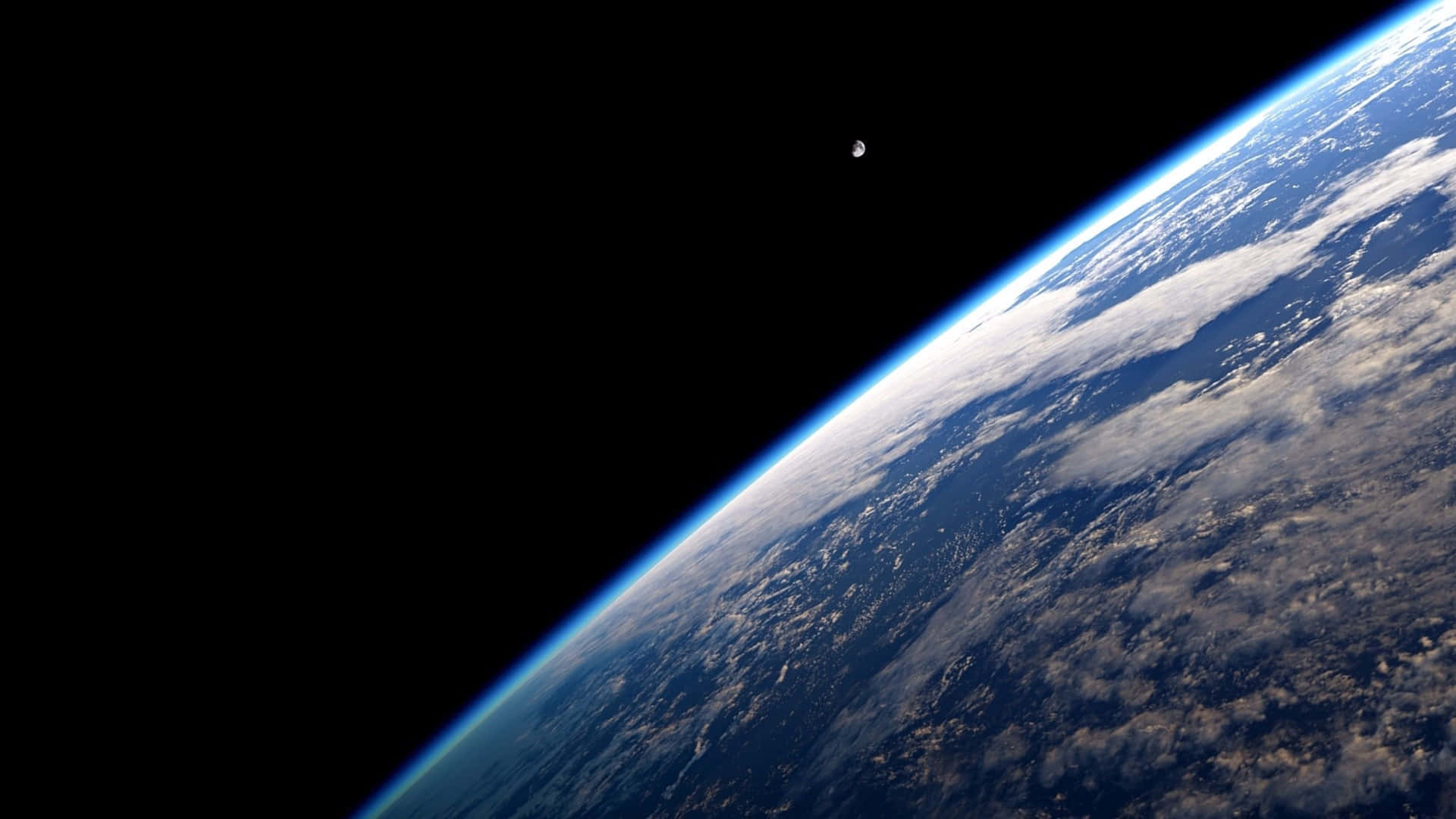 Einwunderschöner Blauer Marmor - Die Erde Aus Dem Weltraum. Wallpaper