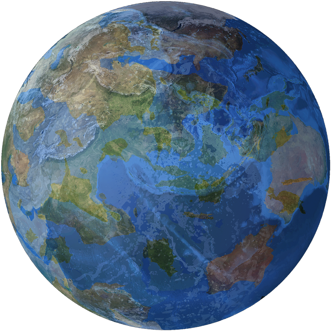 Earth From Space Global View PNG