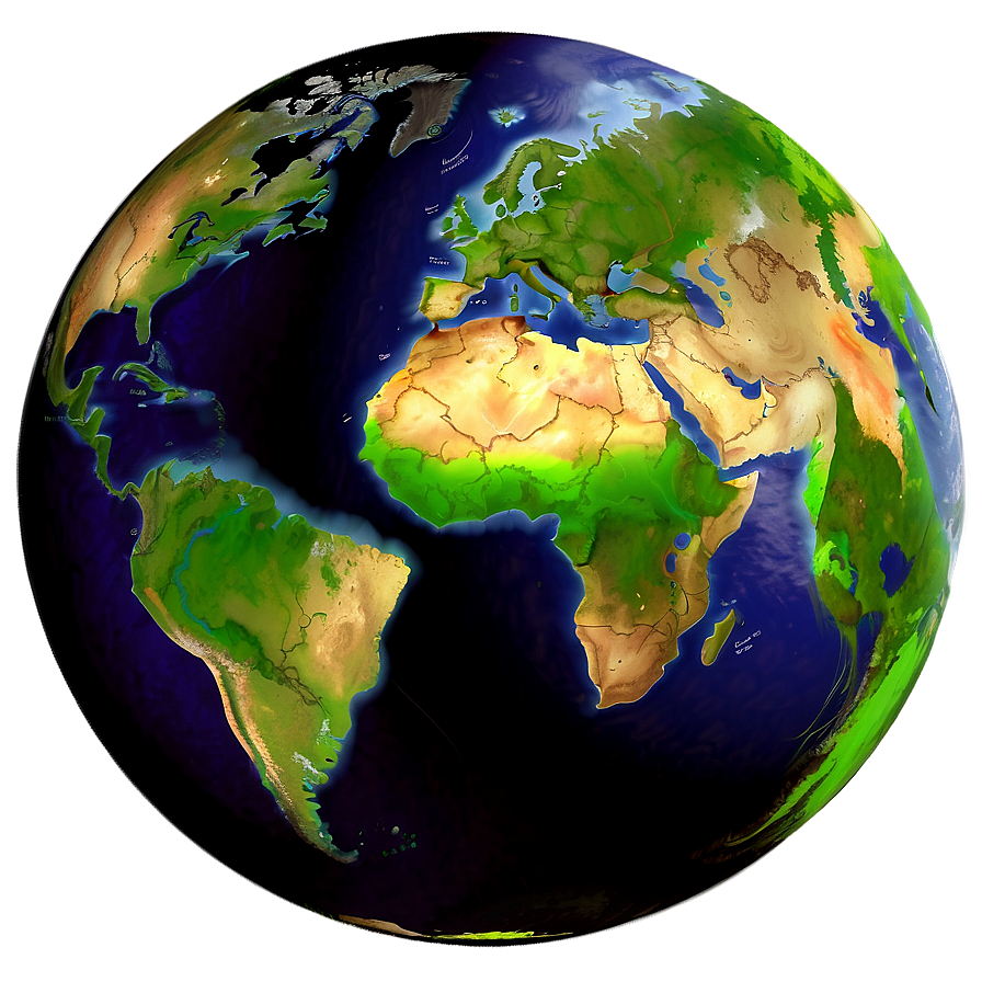 Download Earth Globe Clipart Png 1 | Wallpapers.com