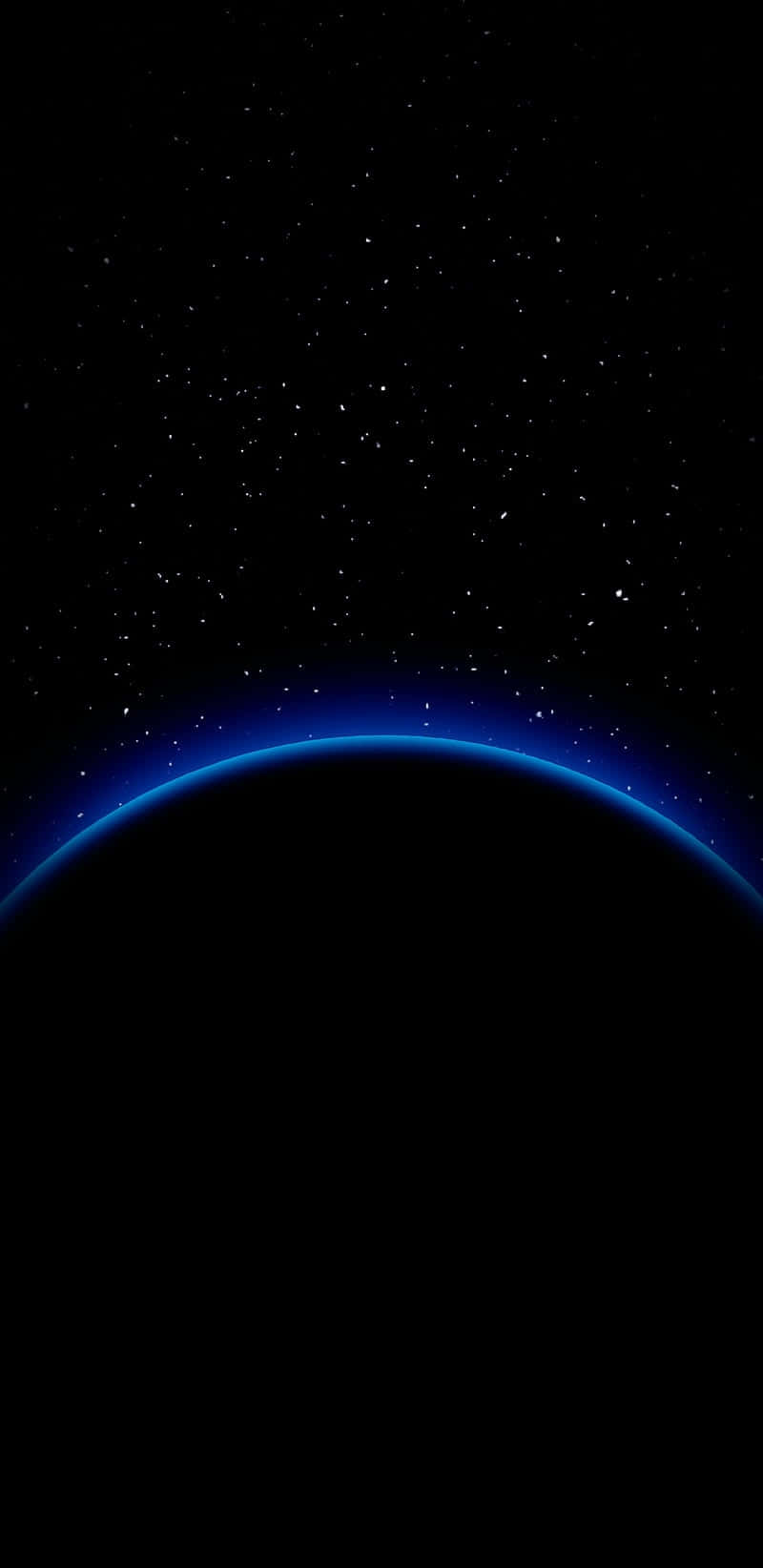 Earth Horizon Stars Night Sky Wallpaper