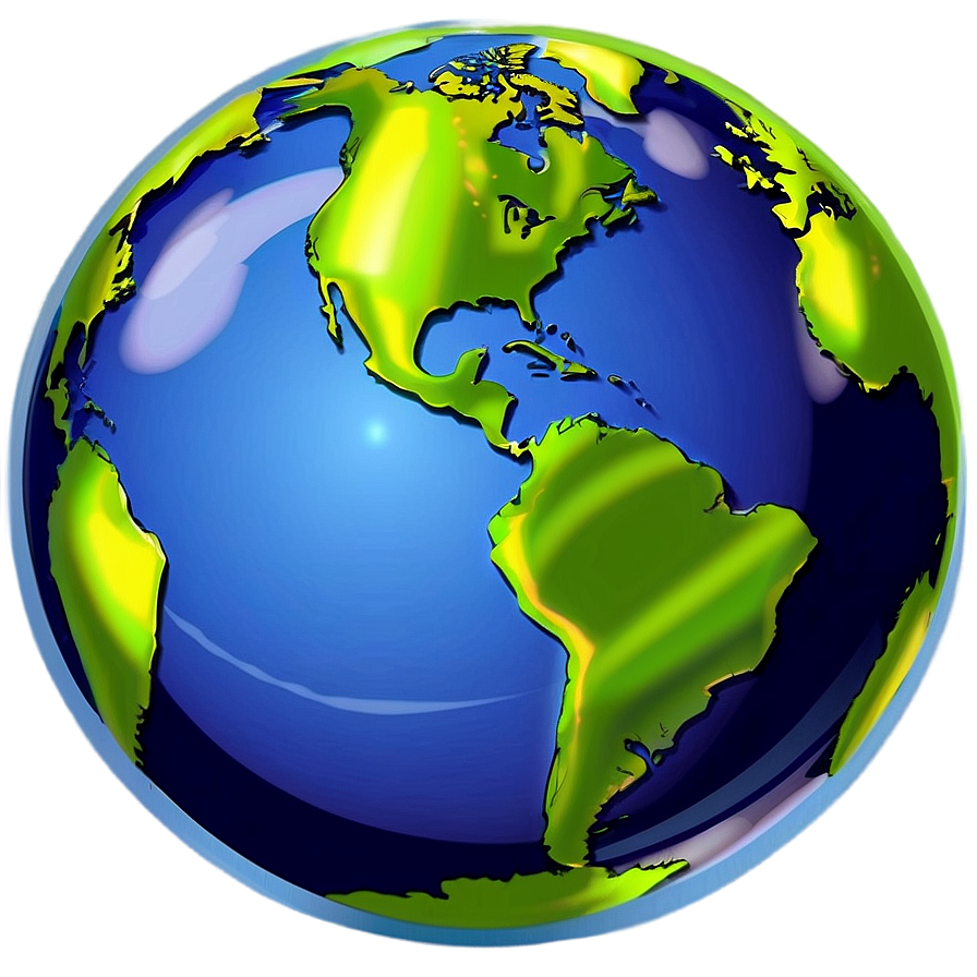 Earth In School Cartoon Png Lql31 PNG