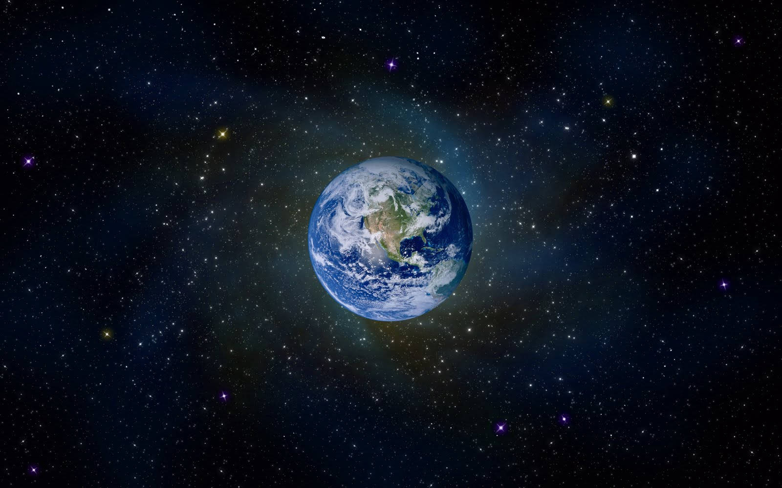 Earth In Space Hd Wallpaper