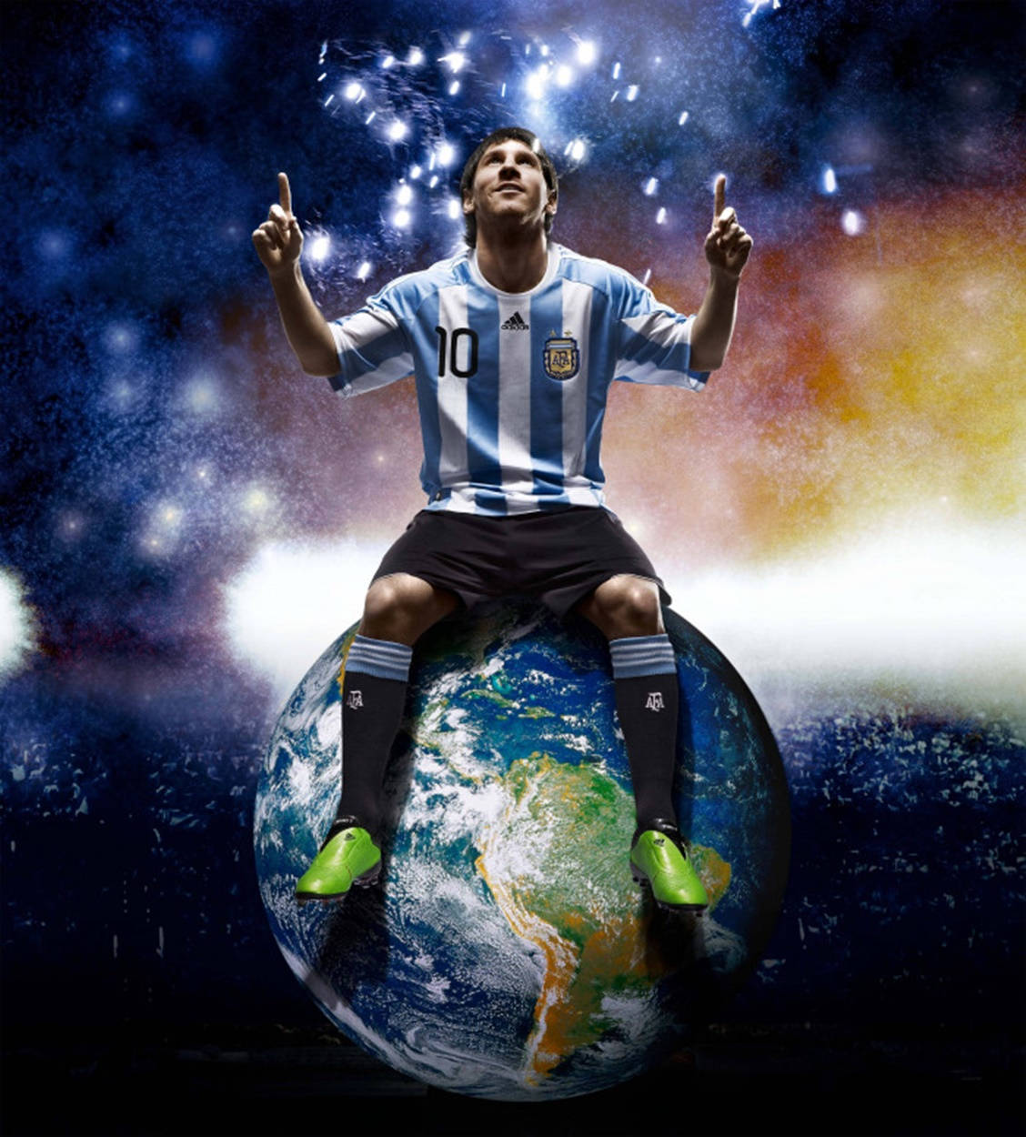 Jord Messi Argentina tapet Wallpaper