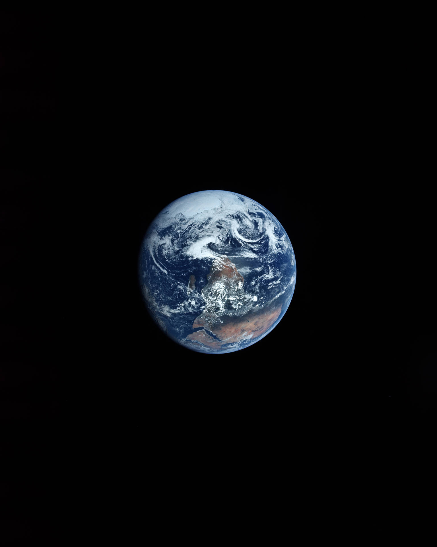 A Breathtaking View of Earth from Space Wallpaper