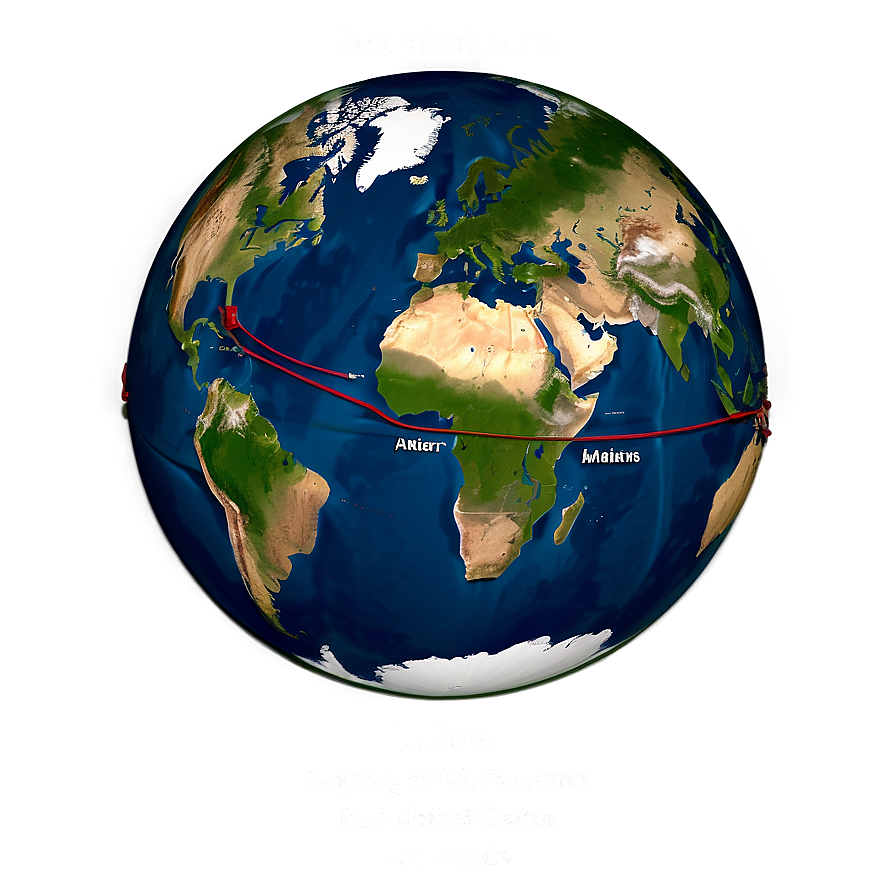 Earth's Global Trade Routes Png 36 PNG