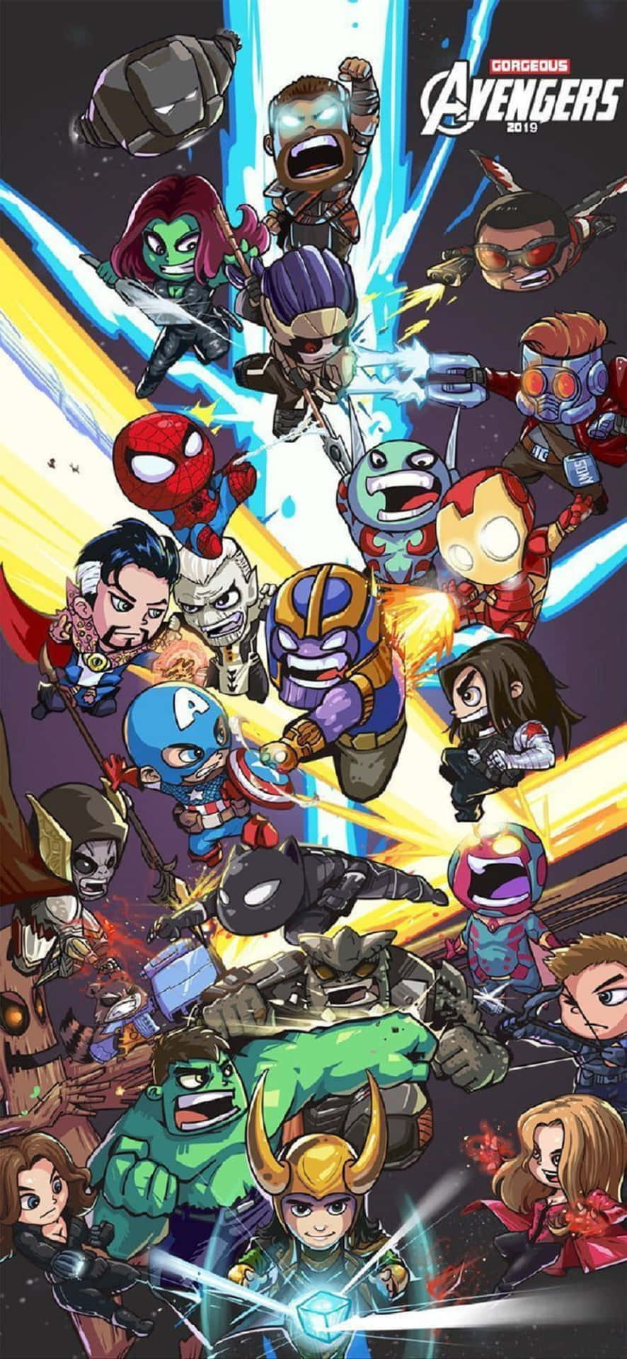 "Earth's Mightiest Heroes Unite as One" Wallpaper