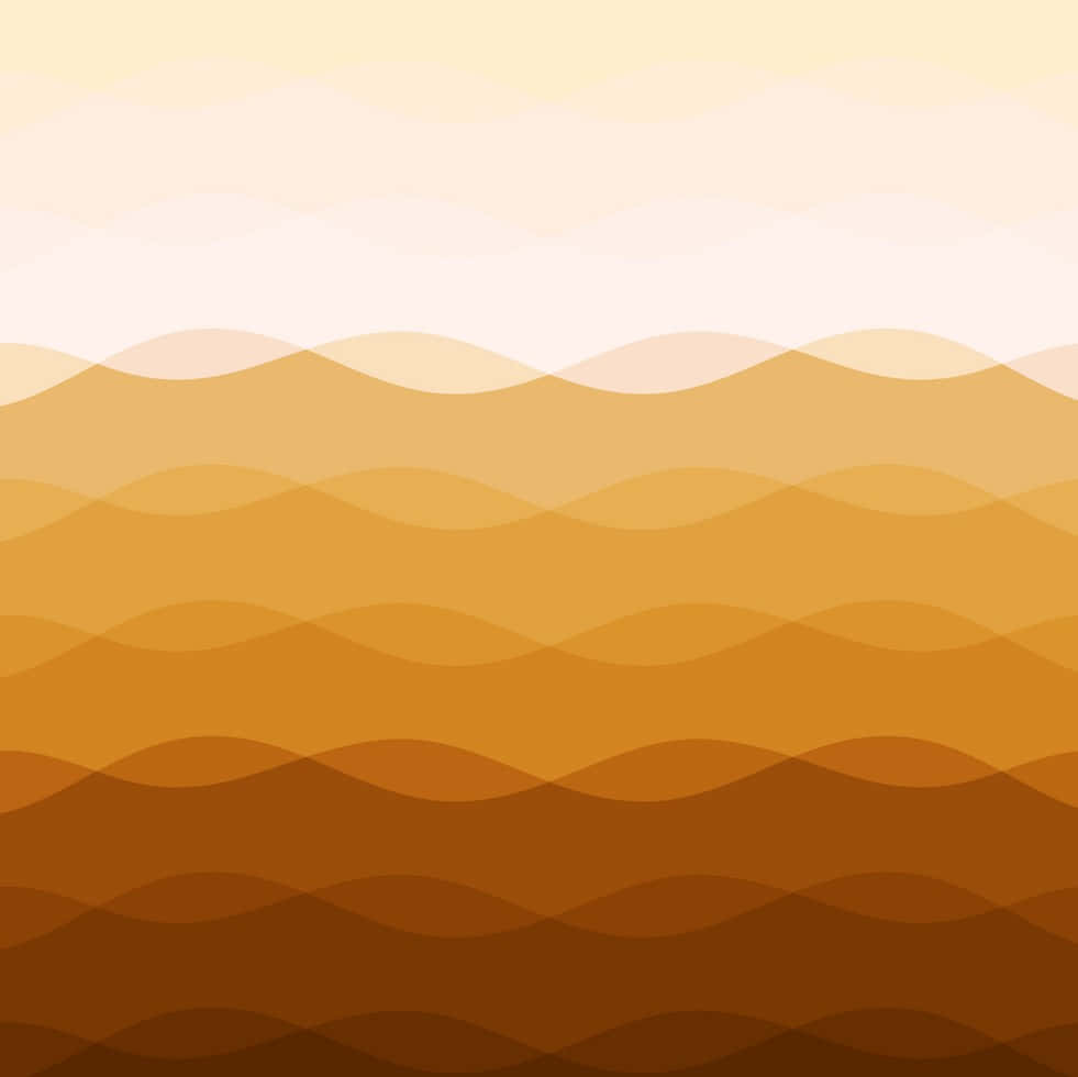 A Brown And Beige Wavy Background