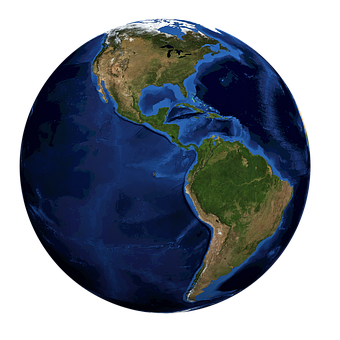 Earth Western Hemisphere PNG