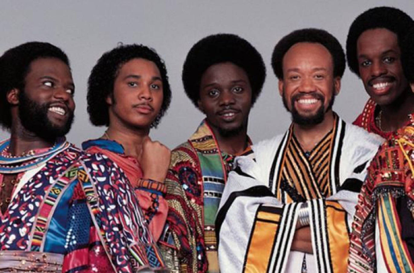 Earth, Wind And Fire In Tribal Suit Wallpaper