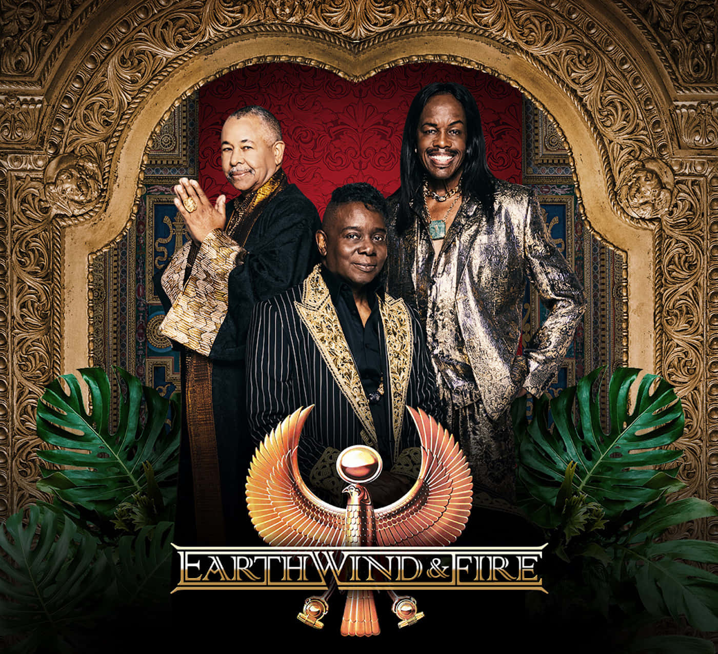 Earth, Wind&Fire Performing Live At A Concert Wallpaper